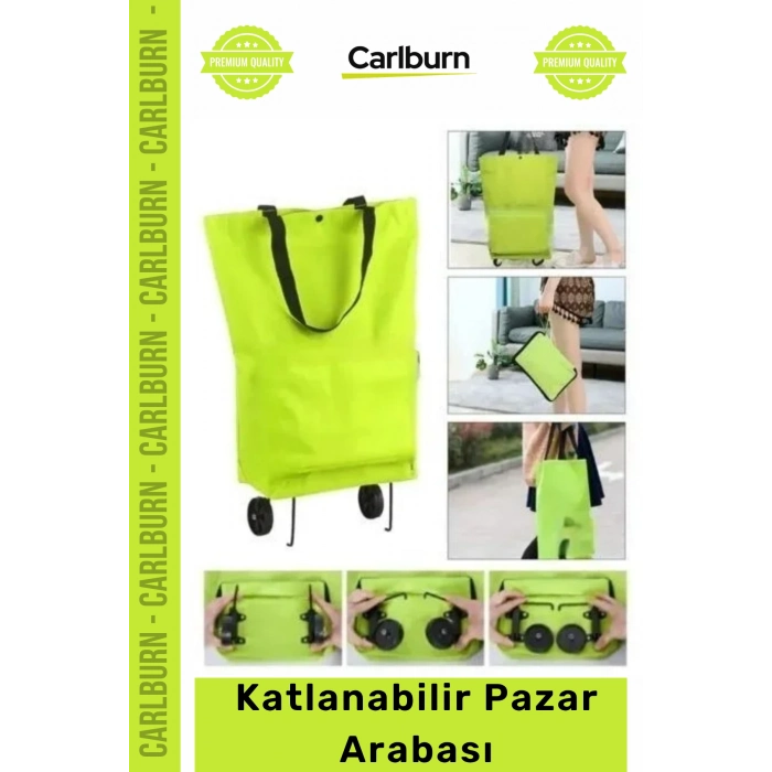 Özel Üretim Pratik Kompakt Katla Götür Doldur Getir Alışveriş Piknik Kamp Katlanabilir Pazar Arabası