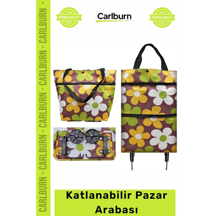 Özel Üretim Pratik Kompakt Katla Götür Doldur Getir Alışveriş Piknik Kamp Katlanabilir Pazar Arabası