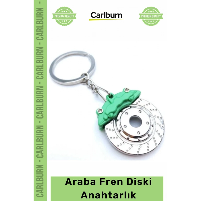 Özel Üretim Metal Tasarım Otomobil Modifiye Aksesuar Şık Havalı Hediye Araba Fren Diski Anahtarlık