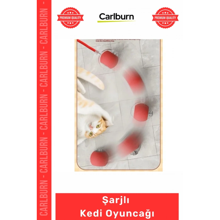 Özel Üretim İnteraktif Titreşimli Hareketli İpli Dayanıklı Avcı İçgüdüsü Şarjlı Kedi Oyuncağı