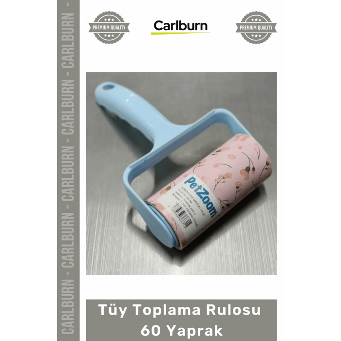 Özel Üretim Pratik Ergonomik Yapışkanlı Kedi Köpek Kıyafet Tiftik Tüy Toplama Rulosu 60 Yaprak