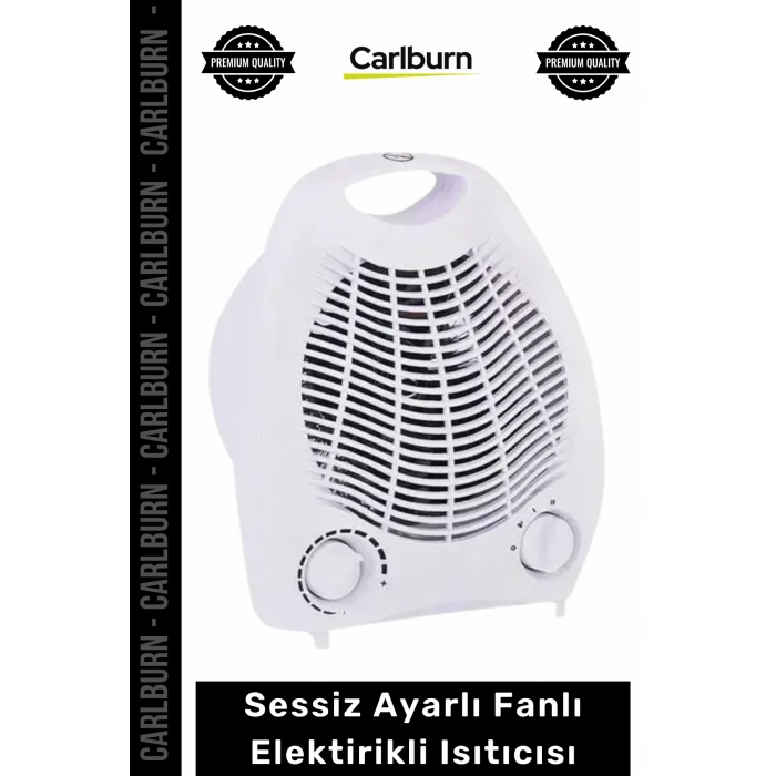 Özel Üretim Hızlı Isınan Kompakt Modern Tasarım Portatif Sessiz Ayarlı Fanlı Elektirikli Isıtıcısı
