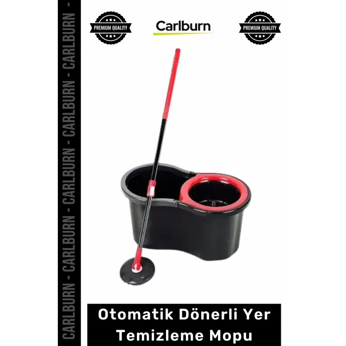 Özel Üretim Ergonomik Hafif Tasarım Dayanıklı Hijyenik Sistem Otomatik Dönerli Yer Temizleme Mopu