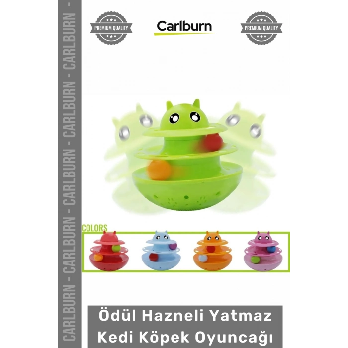 Özel Üretim Etkileşimli Zeka Geliştirici Hacıyatmaz Mama Ödül Hazneli Yatmaz Kedi Köpek Oyuncağı