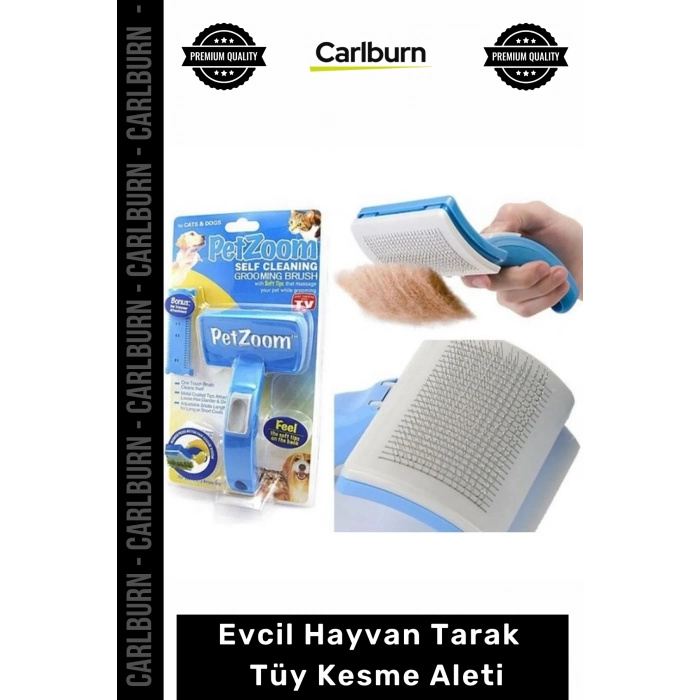 Özel Üretim Kedi Köpek Tüy Toplayıcı Paslanmaz Çelik Kaliteli Evcil Hayvan Tarak Tüy Kesme Aleti
