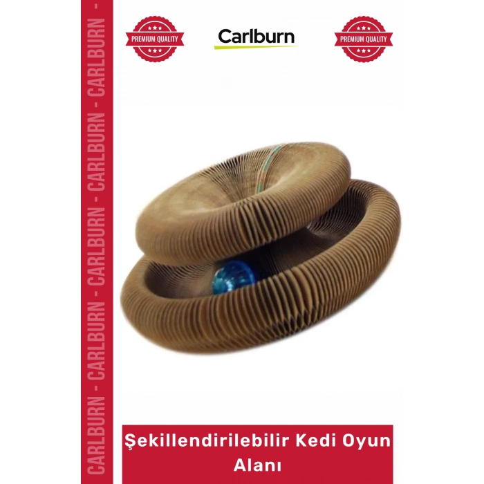 Zilli Toplu Oluklu Kağıt Dayanıklı Güçlü Egzersiz Yatağı Şekillendirilebilir Kedi Oyun Alanı