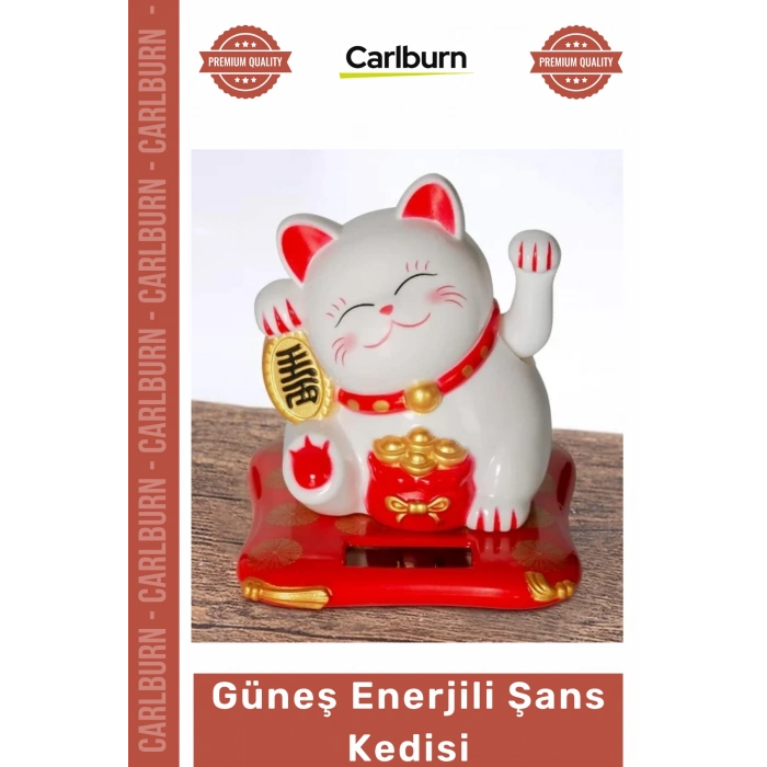 Özel Üretim Maneki Neko Sallanan Pati Solar Panel Ofis Masaüstü Dekoratif Güneş Enerjili Şans Kedisi