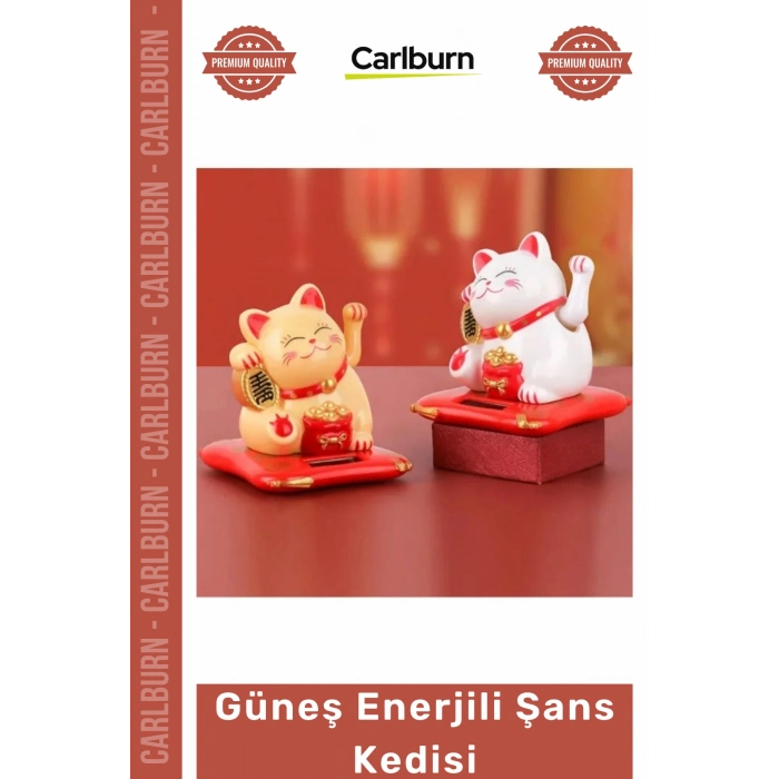Özel Üretim Maneki Neko Sallanan Pati Solar Panel Ofis Masaüstü Dekoratif Güneş Enerjili Şans Kedisi