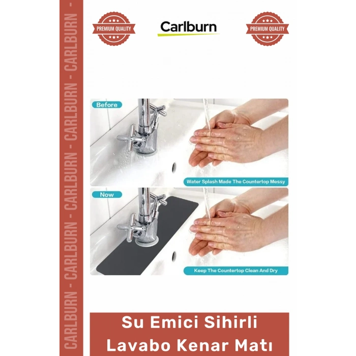 Özel Üretim Mutfak Banyo Diatom Çamur Hızlı Kuruyan Kaymaz Taban Su Emici Sihirli Lavabo Kenar Matı