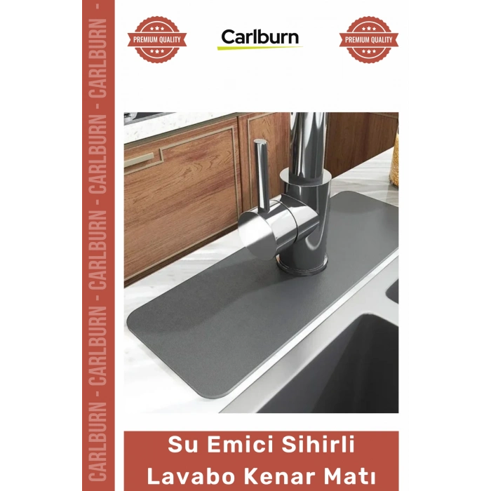 Özel Üretim Mutfak Banyo Diatom Çamur Hızlı Kuruyan Kaymaz Taban Su Emici Sihirli Lavabo Kenar Matı