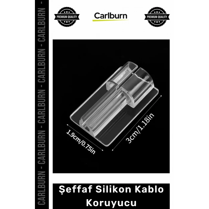 Özel Üretim Esnek Dayanıklı Yumuşak Type C Kaliteli Kırılma Önleyici Şeffaf Silikon Kablo Koruyucu