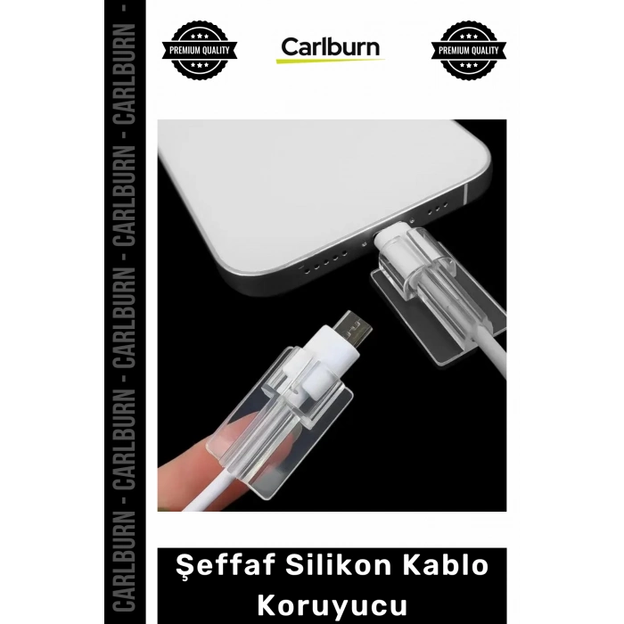 Özel Üretim Esnek Dayanıklı Yumuşak Type C Kaliteli Kırılma Önleyici Şeffaf Silikon Kablo Koruyucu
