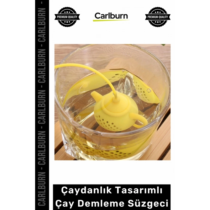 Özel Üretim Renkli Silikon Bitki Çayı Demleyici Dayanıklı Çaydanlık Tasarımlı Çay Demleme Süzgeci