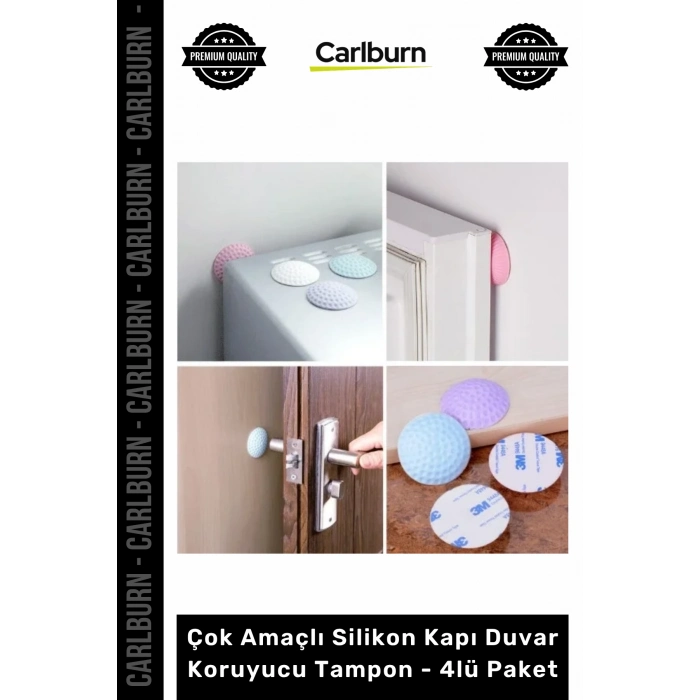Özel Üretim Darbe Emici Beyaz Mobilya Çok Amaçlı Silikon Kapı Duvar Koruyucu Tampon 4lü Paket