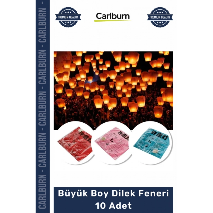 Özel Üretim Düğün Nişan Romantik Gece Etkinliği Renkli Büyük Boy Yanmaz Kağıt Dilek Feneri 10 Adet