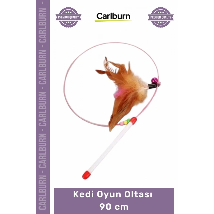 Özel Üretim İnteraktif Eğlenceli Esnek Dayanıklı Hareketli Avcılık İçgüdü Kedi Oyun Oltası 90 cm