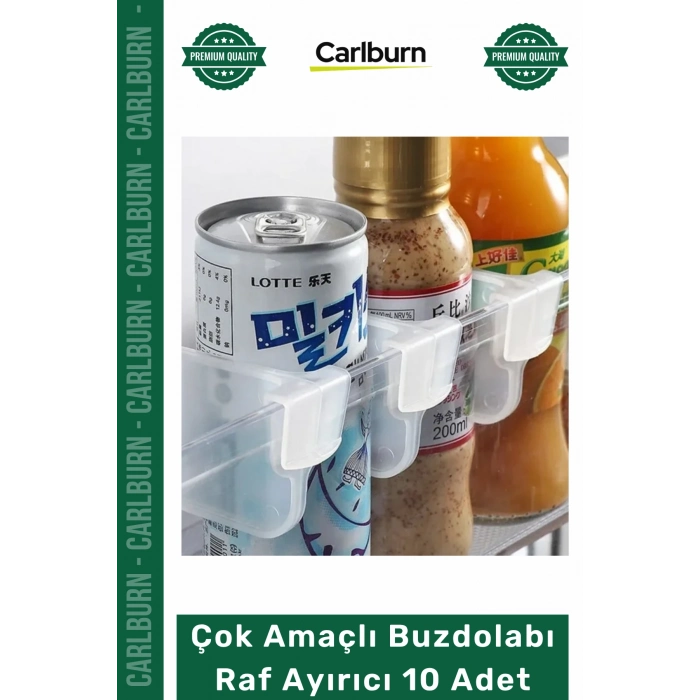 Mutfak Kiler Organizer Dayanıklı Düzenleyici Set Çok Amaçlı Buzdolabı Raf Ayırıcı 10 Adet