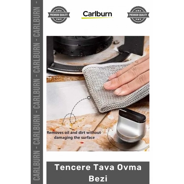 Özel Üretim Naylon Çizmez Alüminyum Rengi 20x20 Cm Çok Amaçlı Mutfak Bulaşık Tencere Tava Ovma Bezi