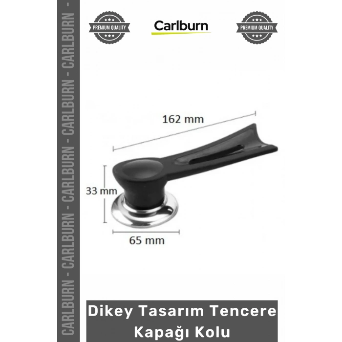 Ergonomik Isıya Dayanıklı Şık Mutfak Aksesuarı Parça Tutacak Dikey Tasarım Tencere Kapağı Kolu