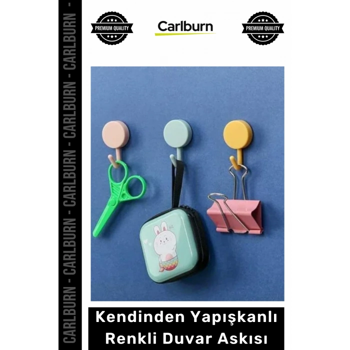#Askılık Dekoratif Çok Amaçlı Pratik Güçlü Mutfak Askı Seti Kendinden Yapışkanlı Renkli Duvar Askısı