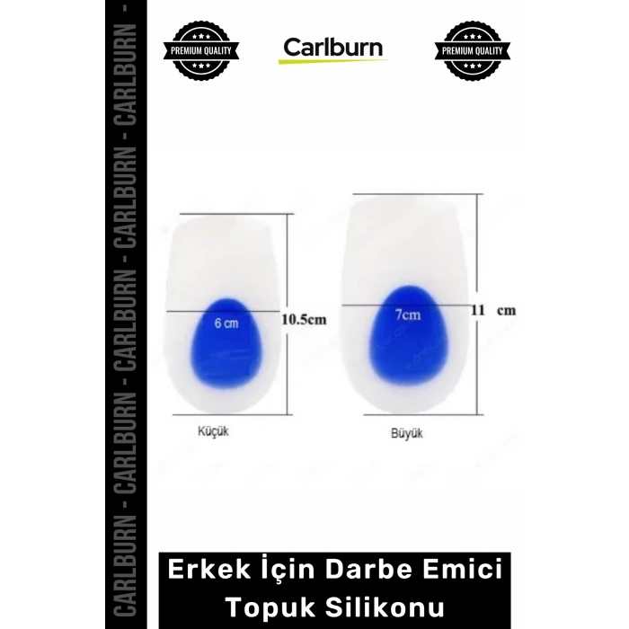 Özel Üretim Konfor Pedi Mavi Destek Bölgesi Yumuşak Ortopedik Erkek İçin Darbe Emici Topuk Silikonu