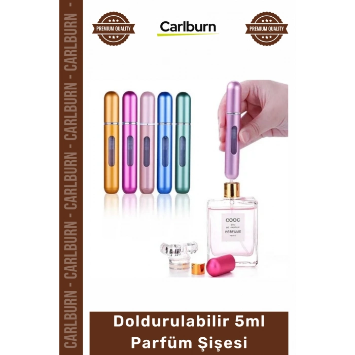 #ParfümŞişesi Şişesinden Doldurulabilir Taşınabilir Çanta İçi Mini Cep Parfüm Şişesi 5 Ml x 1 Adet