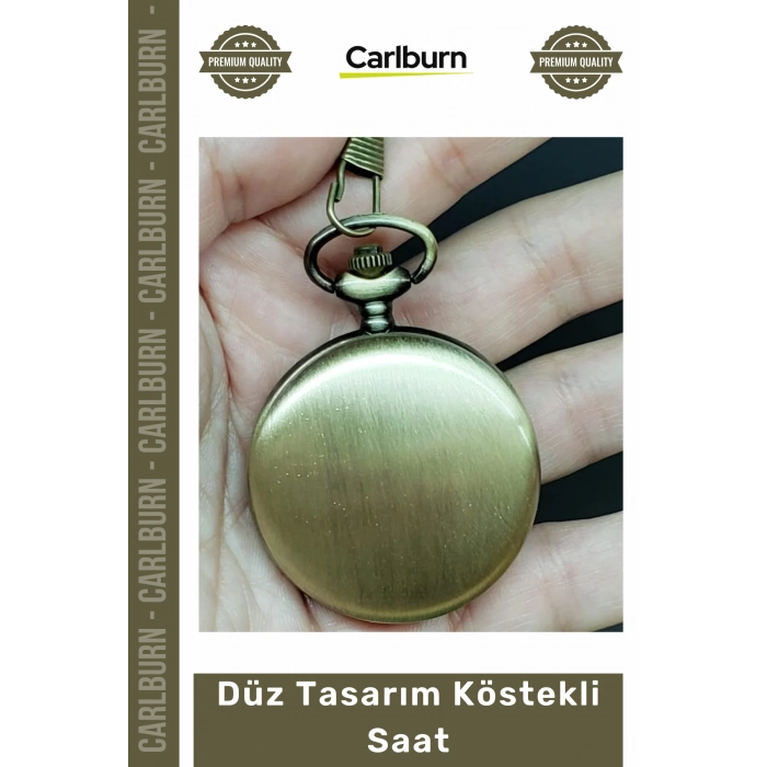 #RetroSaat Nostaljik Eskitme Metal şiye Özel Hediyelik Retro Aksesuar Düz Tasarım Köstekli Saat
