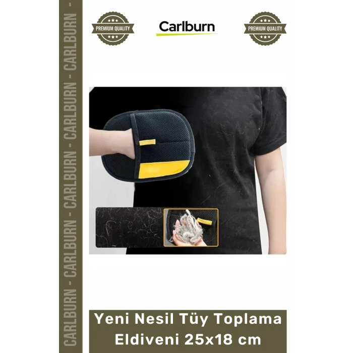 Kedi Köpek Tüy Temizleme Aparatı Mikrofiber Kumaş Yeni Nesil Tüy Toplama Eldiveni 25x18 cm
