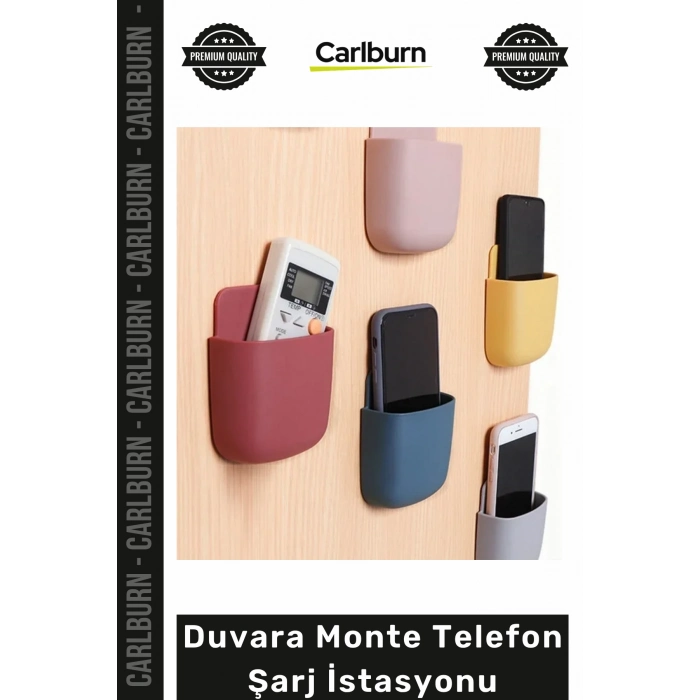 Özel Üretim Yapışkanlı Kablo Düzenleyici Kumanda Organizer Raf Duvara Monte Telefon Şarj İstasyonu