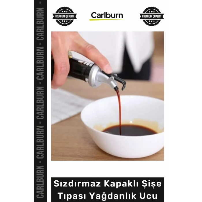 Premium Damlatmaz Ayarlı Döküm Mutfak Yağ Sirke Aksesuar Sızdırmaz Kapaklı Şişe Tıpa Yağdanlık Ucu