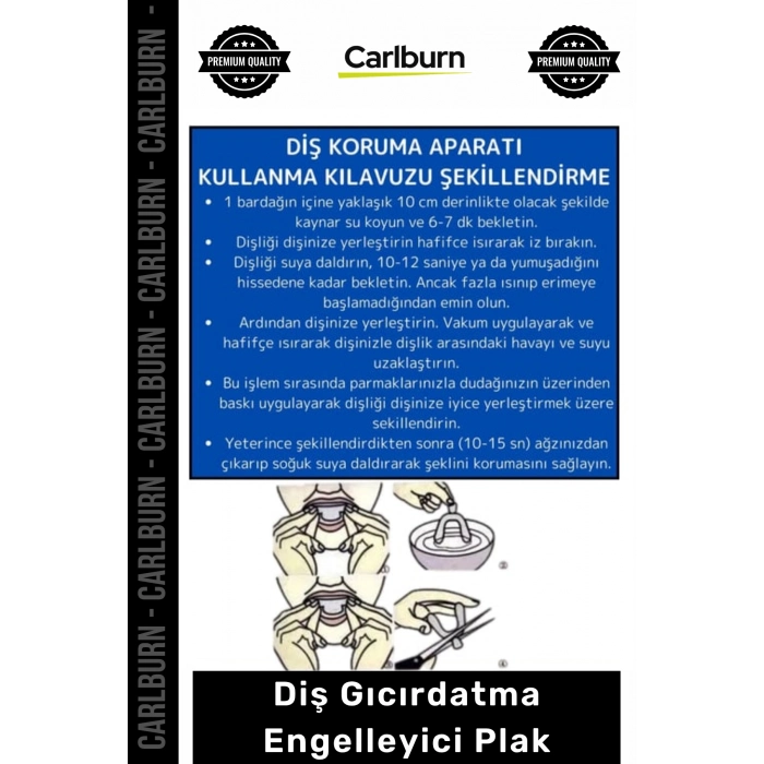 #DişPlağı Bruksizm Gece Koruyucu Kalıplanabilir Konforlu Şeffaf Diş Gıcırdatma Engelleyici Plak