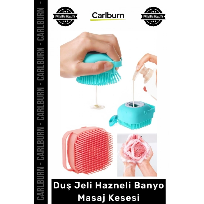 #BanyoKesesi Silikon Esnek Arındırıcı Gözenek Temizleyici Duş Jeli Hazneli Banyo Masaj Kesesi