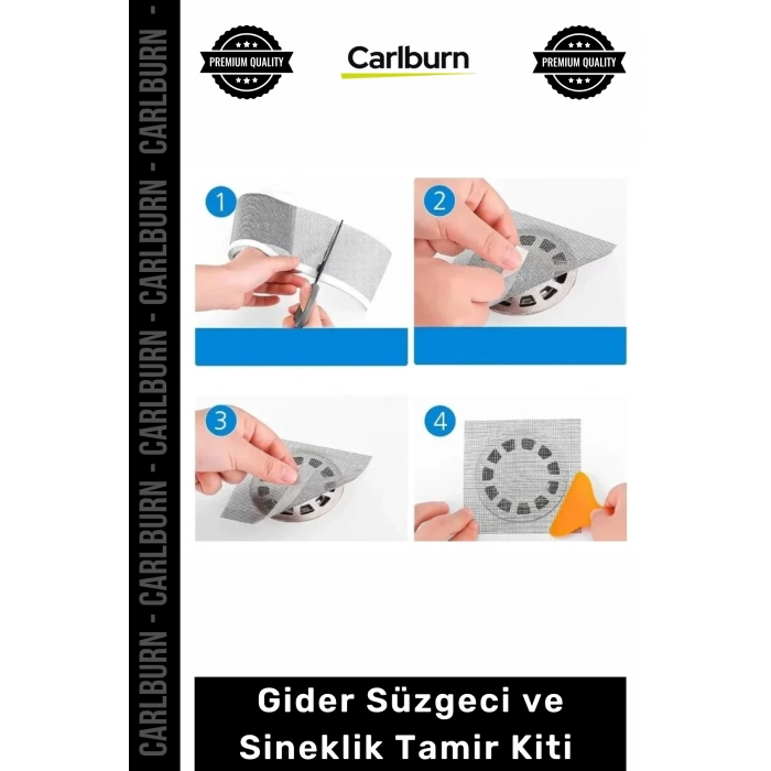 #Bant Dayanıklı Güçlü Yapışkan Saç Yakalayıcı Çözüm Gider Süzgeci Sineklik 12 cm 4 Metre Tamir Kiti