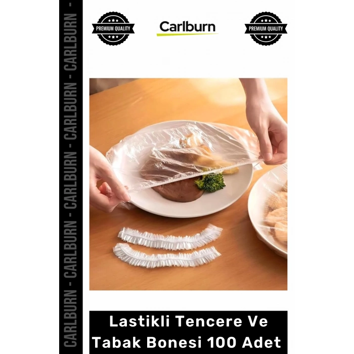 #Bone Mutfak Gıda Tazeliği Koku Önleyici Uzun Ömürlü Saklama Lastikli Tencere 100lü Tabak Bonesi
