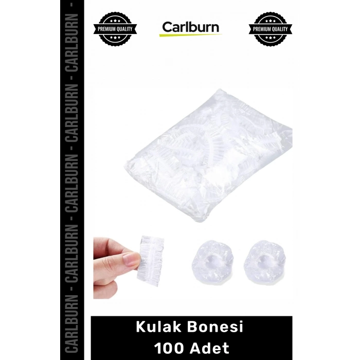 #Bone Su Geçirmez Polietilen Dayanıklı Şeffaf Esnek Yapı Hijyenik Günlük Koruyucu 100lü Kulak Bonesi
