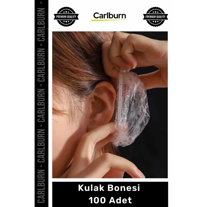 #Bone Su Geçirmez Polietilen Dayanıklı Şeffaf Esnek Yapı Hijyenik Günlük Koruyucu 100lü Kulak Bonesi