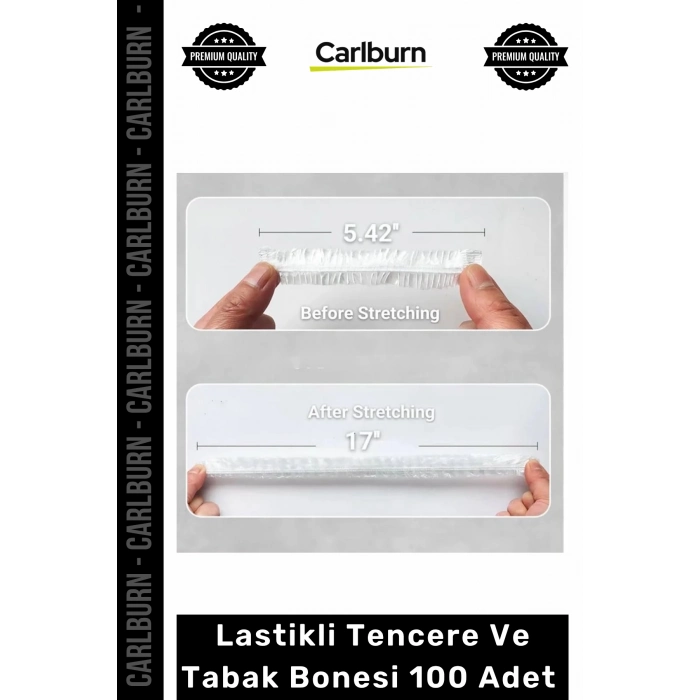 #TabakBone Tazelik Koruma Gıda Saklama Pratik Kapak Lastikli Tencere Tabak Bonesi 100 Adet 20cm
