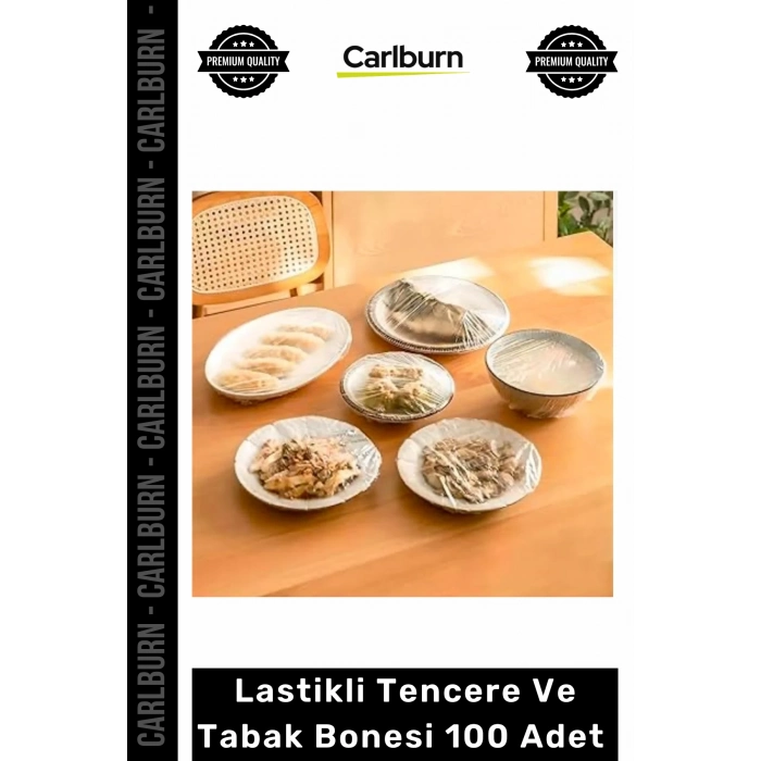 #TabakBone Tazelik Koruma Gıda Saklama Pratik Kapak Lastikli Tencere Tabak Bonesi 100 Adet 20cm