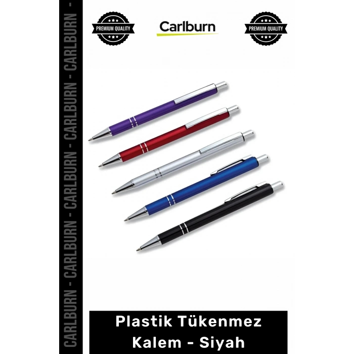 Özel Üretim Promosyon Baskılı Kurumsal Logo Ofis Kaliteli Ekonomik Plastik Tükenmez Kalem Siyah