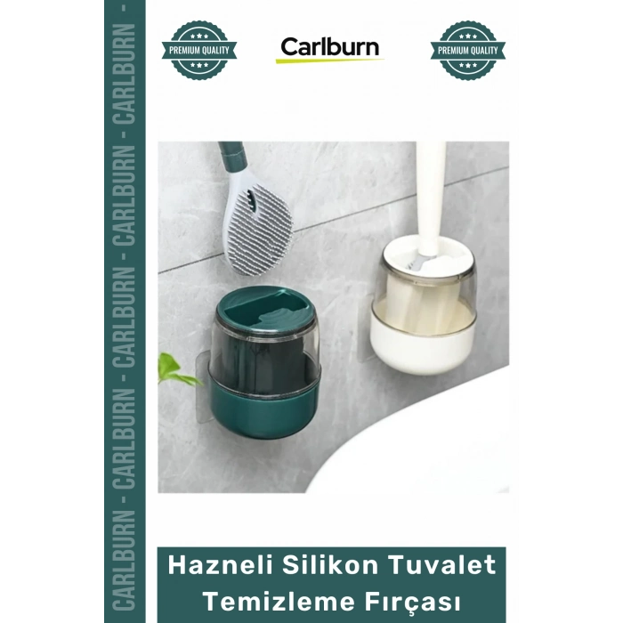 Özel Üretim Antibakteriyel Deterjan Haznesi Modern Duvar Hazneli Silikon Tuvalet Temizleme Fırçası