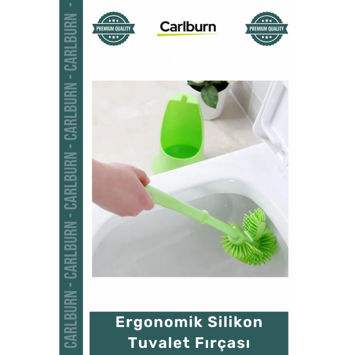 Özel Üretim Antibakteriyel Esnek Modern Hijyenik Standlı Tasarım Ergonomik Silikon Tuvalet Fırçası