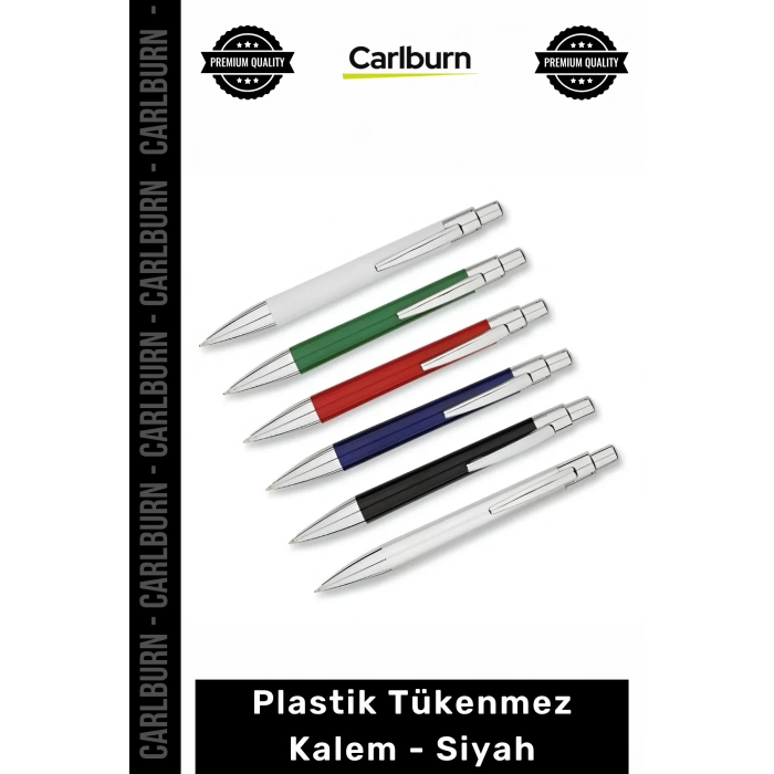 Özel Üretim Promosyon Kurumsal Baskılı Logo Uygulamalı Ekonomik Ofis Plastik Tükenmez Kalem Siyah