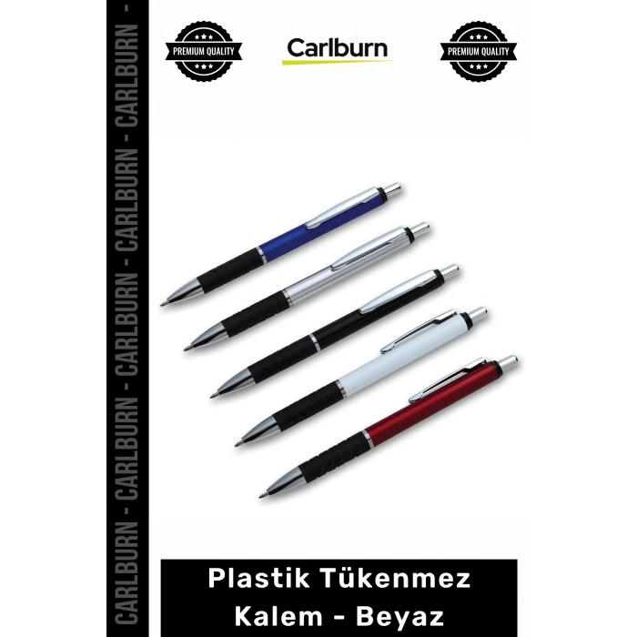 Özel Üretim Promosyon Logolu Kaliteli Kurumsal Baskılı Tasarım Hızlı Plastik Tükenmez Kalem Beyaz