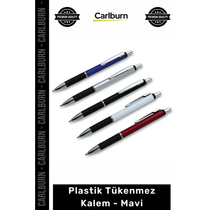 Özel Üretim Logo Baskılı Promosyon Kurumsal Ofis Kırtasiye Okul Şık Plastik Tükenmez Kalem Mavi