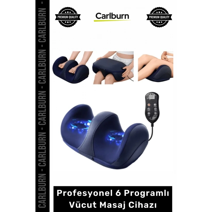 Özel Üretim Ayak Bacak Isı Terapili Ergonomik Kumandalı Profesyonel 6 Programlı Vücut Masaj Cihazı