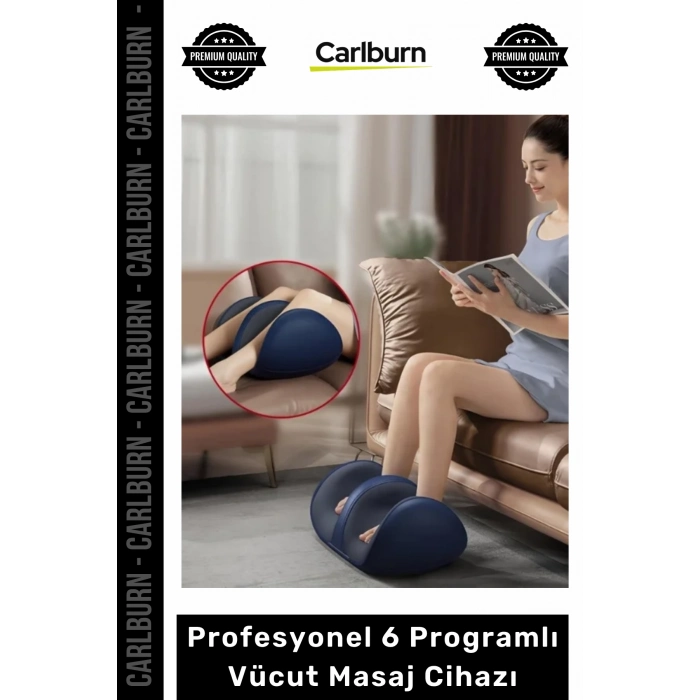 Özel Üretim Ayak Bacak Isı Terapili Ergonomik Kumandalı Profesyonel 6 Programlı Vücut Masaj Cihazı
