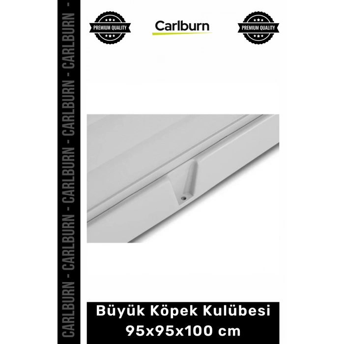 #Petshop Su Geçirmez Plastik Dış Mekan Bahçe Tipi Konforlu Büyük Köpek Kulübesi 95x95x100 cm