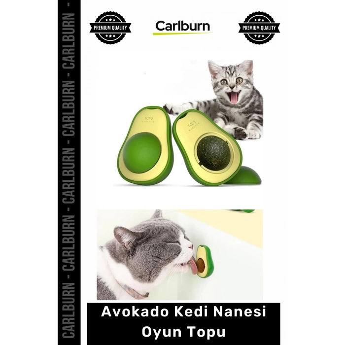 Özel Üretim Diş Temizleyici Stres Giderici Doğal Catnip Sağlıklı Hijyen Avokado Kedi Nanesi Oyun Top