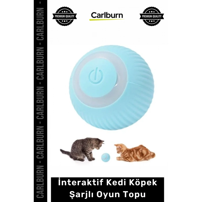 Özel Üretim Akıllı Otomatik Hareketli Zıplayan Sessiz Silikon İnteraktif Kedi Köpek Şarjlı Oyun Topu