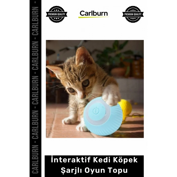 Özel Üretim Akıllı Otomatik Hareketli Zıplayan Sessiz Silikon İnteraktif Kedi Köpek Şarjlı Oyun Topu